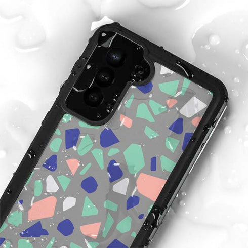 Cement Terrazzo Galaxy S24 Plus Waterproof Case
